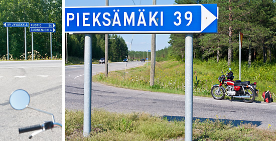 Kohti Kuopiota.